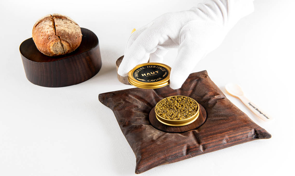 Crabe de la mer du Nord – persil-racine – agrumes – caviar