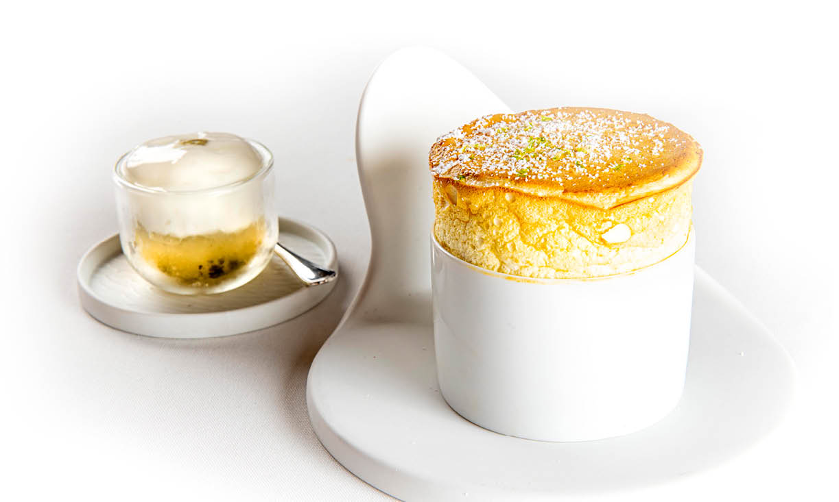 Soufflé au citron vert